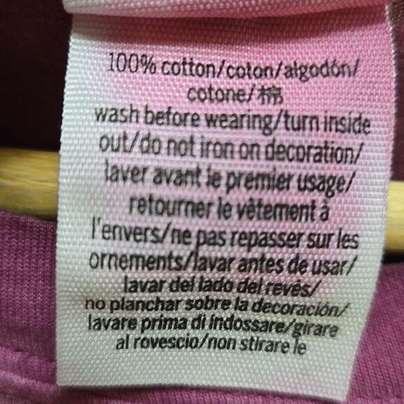 PINK Victoria's Secret Vintage Wash Long Sleeve Pocket Tee Size Large Oversized - Picture 8 of 8